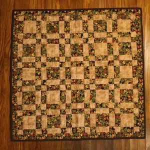 Quilted Throw/Mat Fall